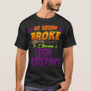 Juridisch assistent Haloween grappig T-shirt