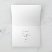 Juridisch assistente voorstel Blauwe bloem Morris  Kaart (Binnen)