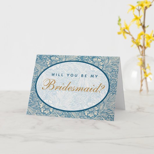 Juridisch assistente voorstel Blauwe bloem Morris  Kaart (Gele Bloem)