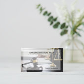 Juridisch beroep Elegant Business Visitekaartje (Staand voorkant)