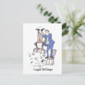 Juridisch briefkaart (Staand voorkant)