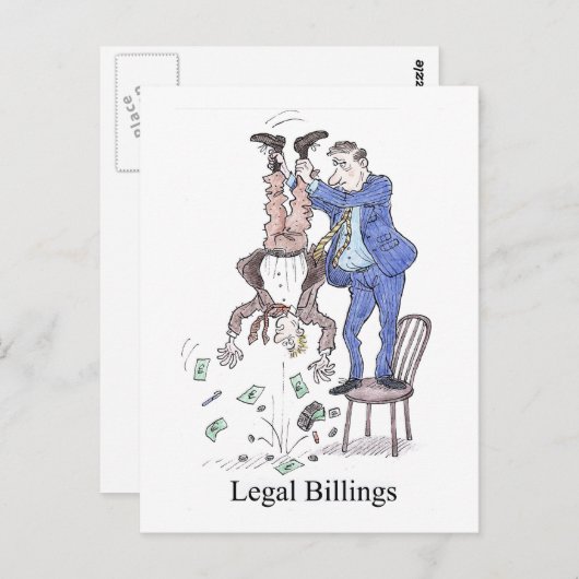 Juridisch briefkaart (Voorkant / Achterkant)