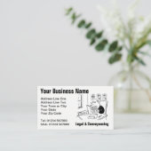 Juridisch & Eigendom Huis Overdracht Visitekaartje (Staand voorkant)