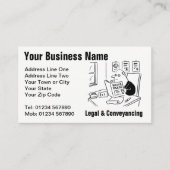 Juridisch & Eigendom Huis Overdracht Visitekaartje (Voorkant)