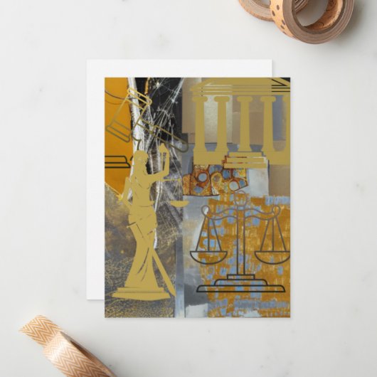 Juridisch gemak notitiekaartje (Voorkant / Achterkant in situ)