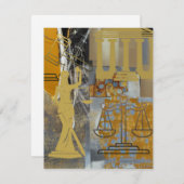 Juridisch gemak notitiekaartje (Voorkant / Achterkant)