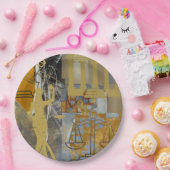 Juridisch gemak papieren bordje (Feest)