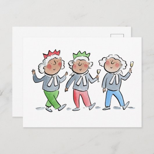 Juridisch kerstfeest briefkaart (Voorkant / Achterkant)