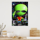 Juridisch Poster van vreemdelingen (Keuken)