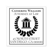 Juridisch Professioneel Bedrijfsrecht Logo Zelfinktende Stempel (Design)