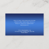 Juridisch recht advocaat visitekaartje (Achterkant)