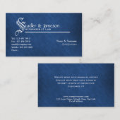 Juridisch recht advocaat visitekaartje (Voorkant / Achterkant)