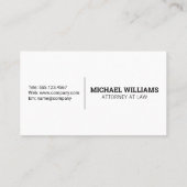 Juridisch recht Logo | houtnerf Visitekaartje (Achterkant)