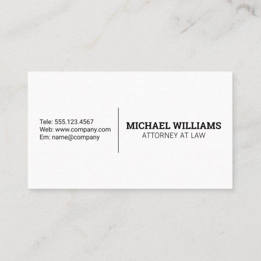 Juridisch recht Logo | houtnerf Visitekaartje (Achterkant)