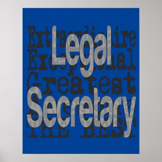 Juridisch Secretaris-generaal Poster (Voorkant)