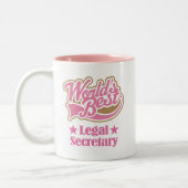 Juridisch Secretaris Gift for her Tweekleurige Koffiemok (Links)