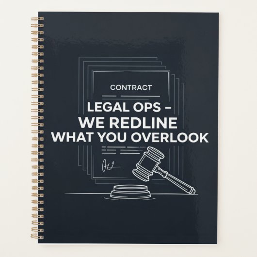 Juridische activiteiten – Weekly Planner (Voorkant)