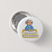 Juridische afdeling ronde button 3,2 cm (Voorkant /achterkant)