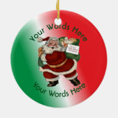 Juridische assistent Aangepast beschermen Keramisch Ornament (Achterkant)