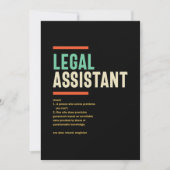 Juridische assistent Definitie Bedankkaart (Voorkant)