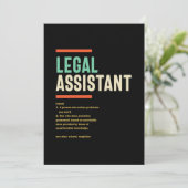 Juridische assistent Definitie Bedankkaart (Staand voorkant)