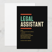 Juridische assistent Definitie Bedankkaart (Voorkant / Achterkant)