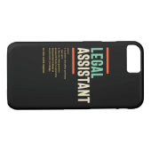 Juridische assistent Definitie Case-Mate iPhone Case (Achterkant (Horizontaal))