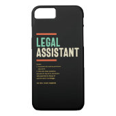 Juridische assistent Definitie Case-Mate iPhone Case (Achterkant)