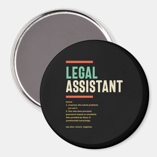 Juridische assistent Definitie Magneet (Voorkant / Achterkant)