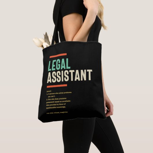 Juridische assistent Definitie Tote Bag (Dichtbij)