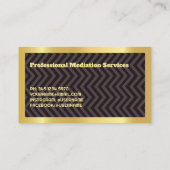 Juridische bemiddelaar visitekaartje (Achterkant)