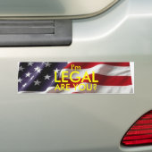 Juridische Bumpersticker (Op auto)