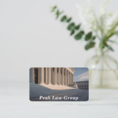 Juridische diensten/advocaat/advocaat visitekaartje (Staand voorkant)