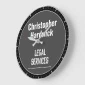 Juridische diensten Kantoor Wall Clock Grote Klok (Hoek)