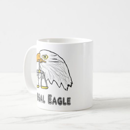 Juridische Eagle Koffiemok (Voorkant links)
