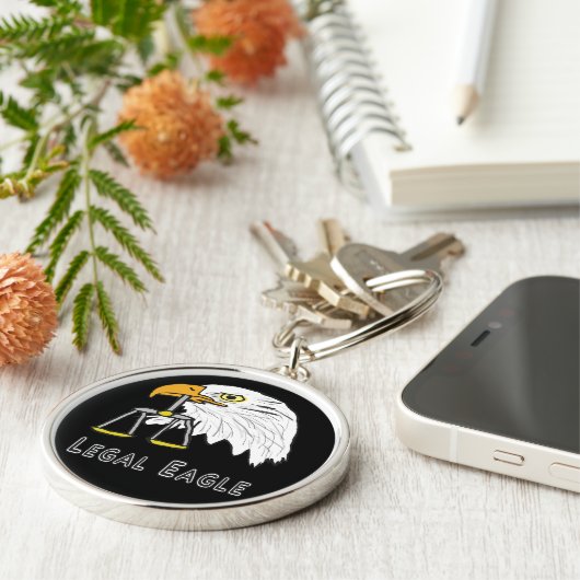 Juridische Eagle Sleutelhanger (Zijkant)
