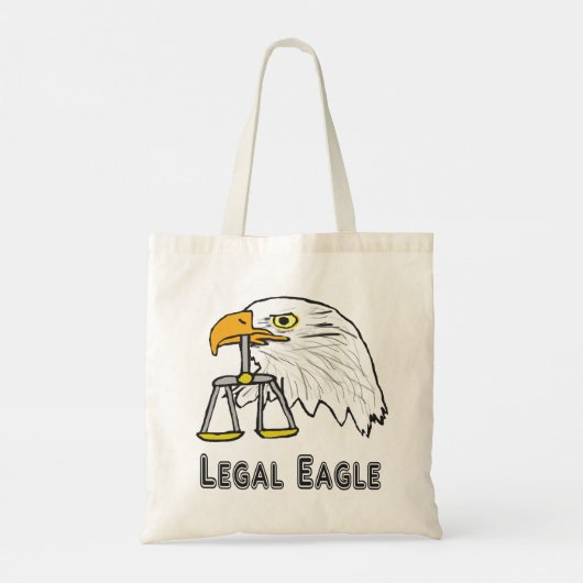 Juridische Eagle Tote Bag (Achterkant)