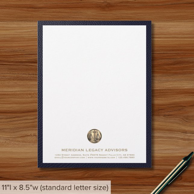 Juridische Gerechtigheid Schaal Logo Letterhead Briefhoofd (Creator heeft geüpload)