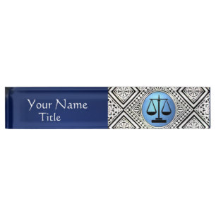 JURIDISCHE KANTOOR, ATTORNEY BLUE BLACK WHITE DAMA NAAMBORDJE
