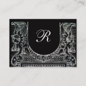 JURIDISCHE KANTOOR, ATTORNEY Monogram Platinum Met Visitekaartje (Achterkant)