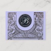 JURIDISCHE KANTOOR, BIJLAGE 2 Monogram, blauw Visitekaartje (Achterkant)