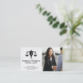 Juridische rechtspraak Pen Logo | handelsovereenko Visitekaartje (Staand voorkant)