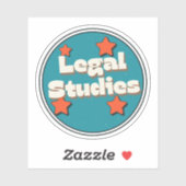 Juridische studies sticker (Vel)