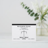 Juridische Visitekaartjes (Staand voorkant)