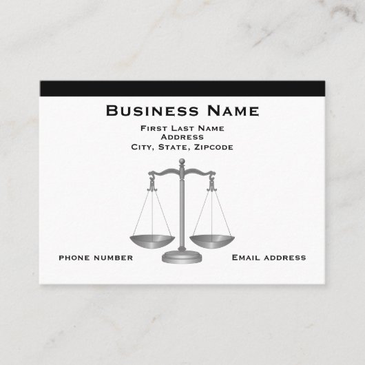 Juridische Visitekaartjes (Voorkant)