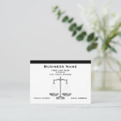 Juridische Visitekaartjes (Staand voorkant)