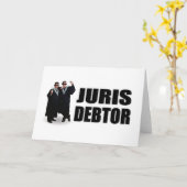 "Juris Debtor" Notecards Kaart (Gele Bloem)