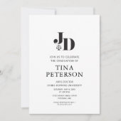 Juris Doctor Law School Afstudeerfeest Kaart (Voorkant)