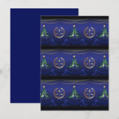 Jurist Kerstboom Elegant Feestdagenkaart (Voorkant / Achterkant)