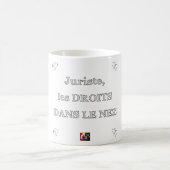 Jurist, RECHTEN IN NEZ - Spelen van Mots Koffiemok (Center)